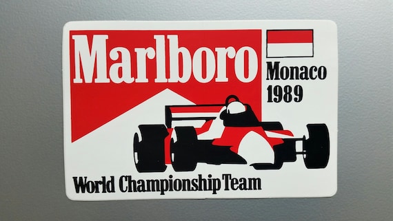 Vintage 1989 Grand Prix Team Marlboro Mclaren Honda Formula