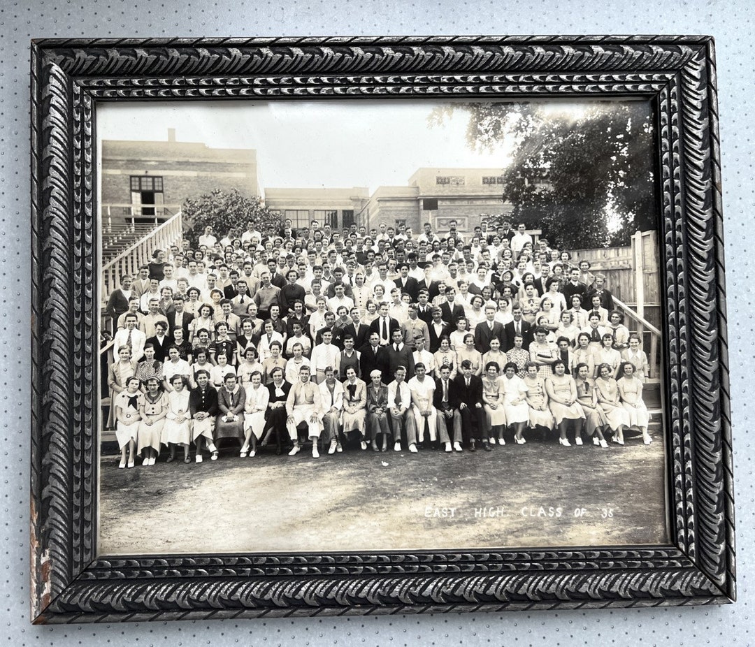 Retro Class Photo Vintage Class Photo Green Bay Photo Class of 1935 East High School ...
