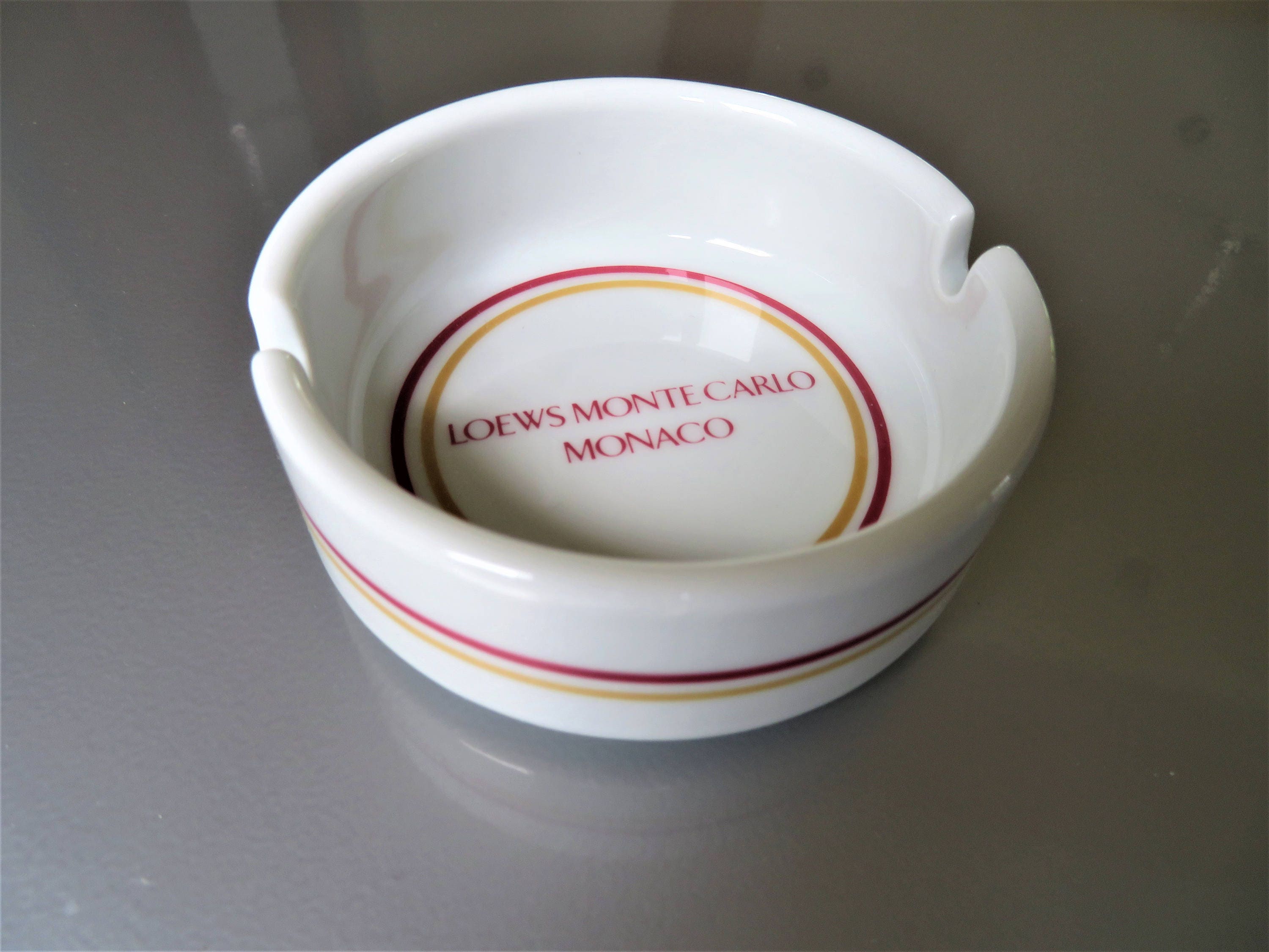 LOEWS MONTE CARLO 陶器製 灰皿 Loews Monte Carlo - Etsy