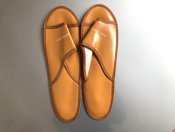 Vintage Loews Hotel Monte Carlo Guest Slippers 19… - image 1