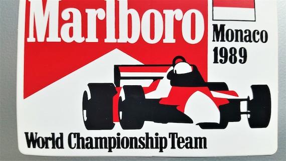 Vintage 1989 Grand Prix Team Marlboro Mclaren Honda Formula Vintage 1989 Grand Prix Team Marlboro Mclaren Honda Formula