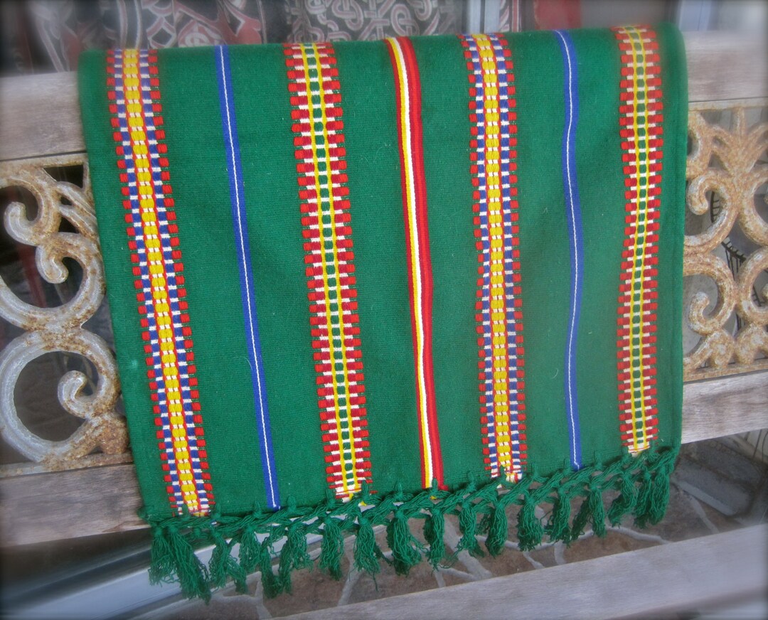 Guatamalan Woven Table Runner Artisan Mexican Ethnic Boho Etsy