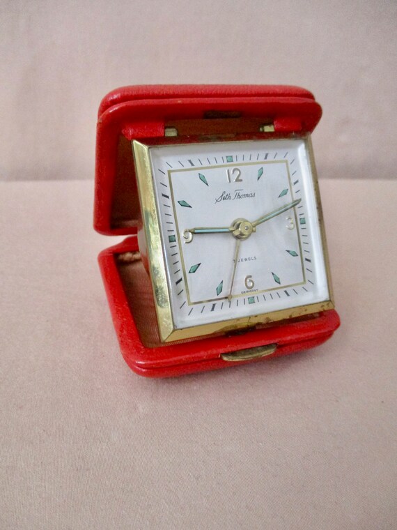 Vintage TRAVEL ALARM CLOCK/JUNGHANS BRAND,Germany