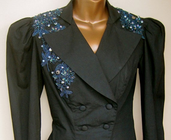 SALE/ GIBSON GIRL Victorian Jacket Peplum Steampun