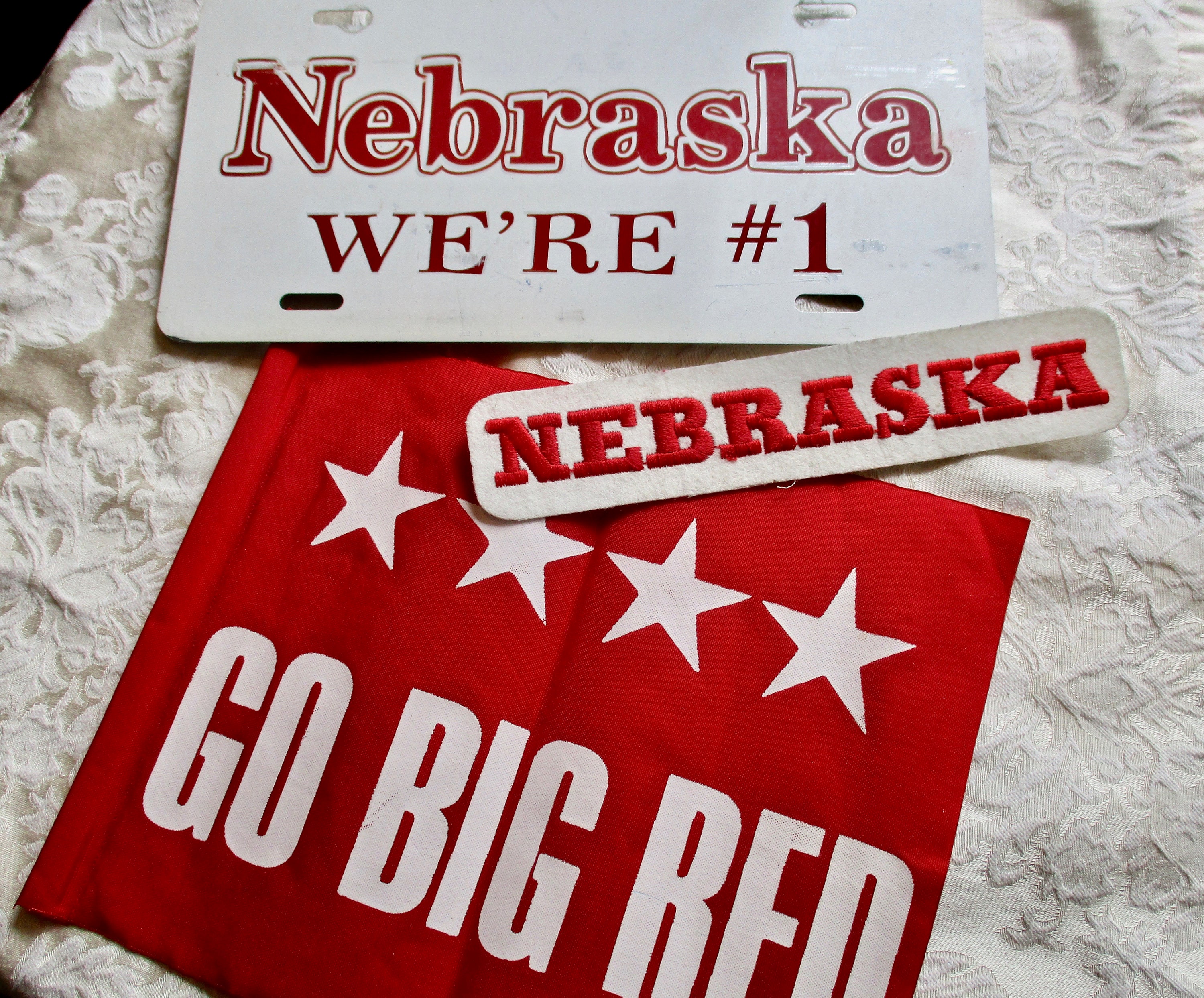 Nebraska Football Flag