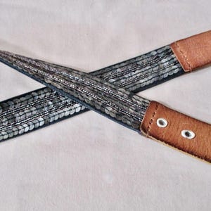 Sequins Leather Belts Medium - Etsy display picture 3