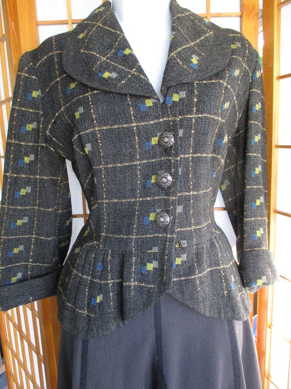 Fitted peplum jacket store