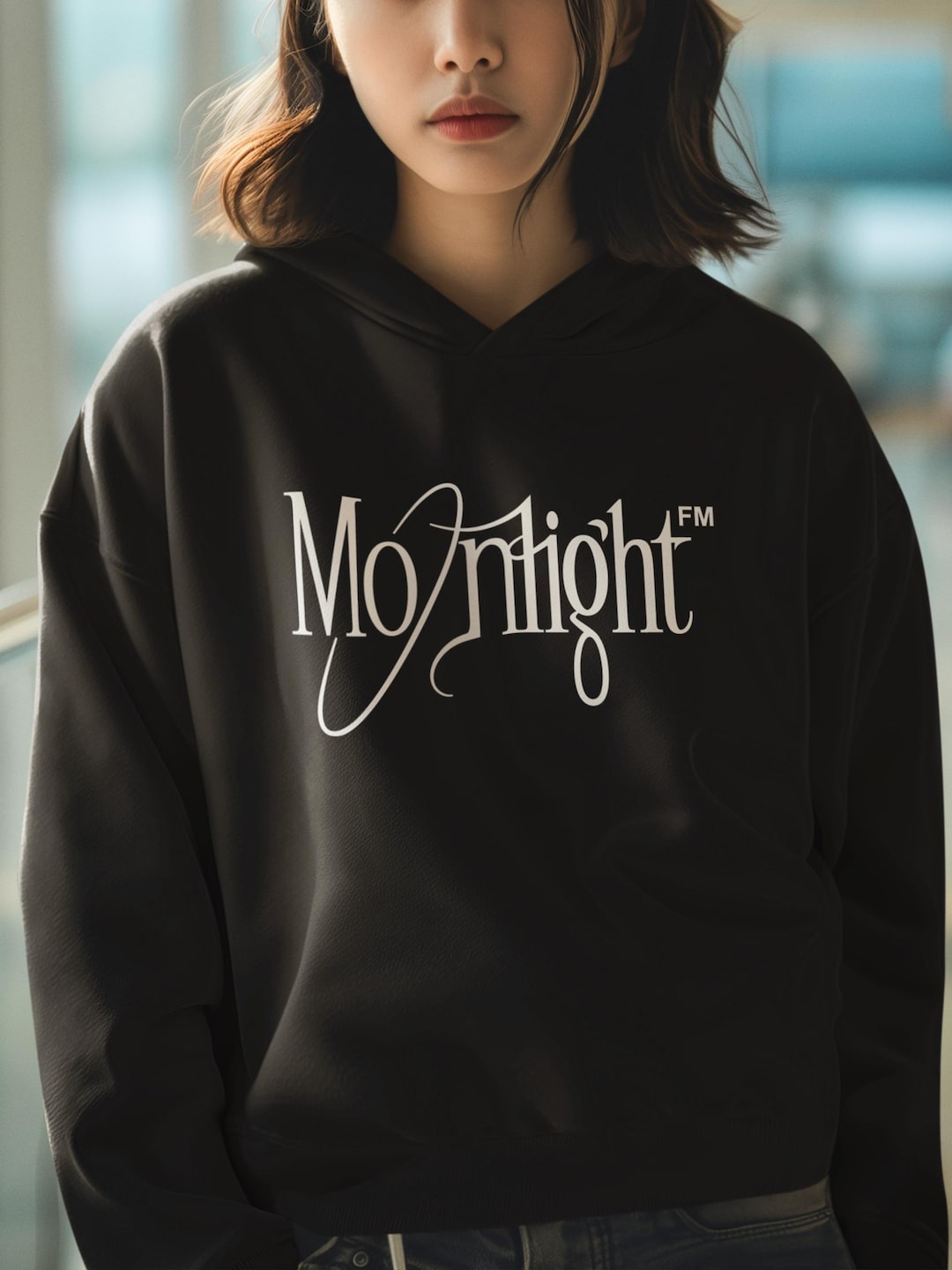Hoodie Unisex Moonlight | Manga Anime Hoodie - Green Aesthetic