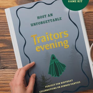 Traitors Inspired Game Pack | Bespoke Murder Mystery Dinner Party Kit | Traitors-Inspired Dinner Party