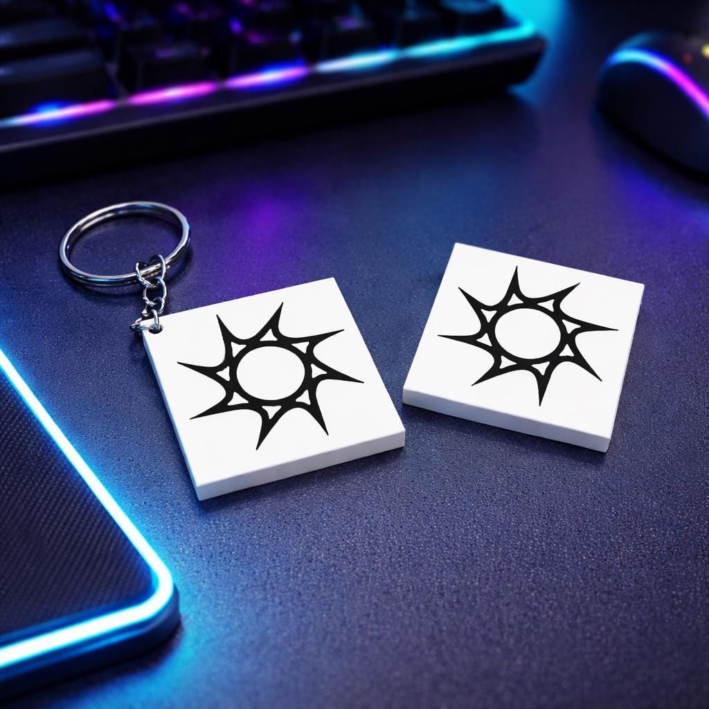 Forsaken roblox keychains & lanyards - Etsy 日本