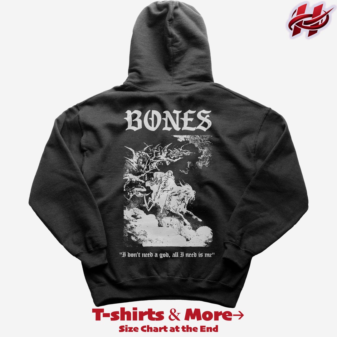 Bones95 Rapper Bones Album Art Hoodie - Teamsesh Cloud Rap Pullover - Etsy