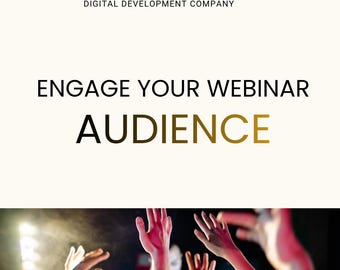 Coinvolgi il tuo pubblico del webinar