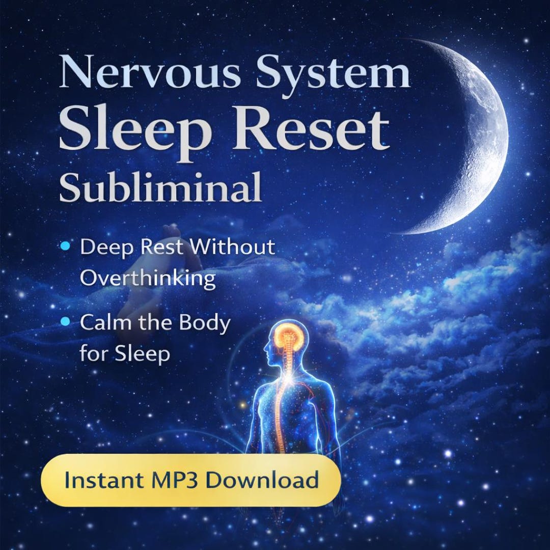 Nervous System Sleep Reset Subliminal MP3 | Deep Rest Without ...