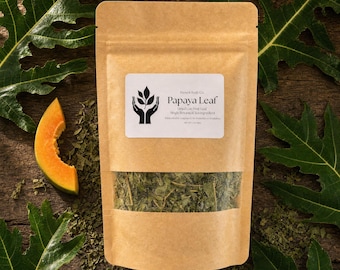 Papaya Leaf | Dried & Cut Leaves | Fruit Leaf Tea Ingredient