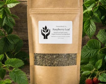 Raspberry Leaf | Dried & Cut Leaves | Fruit Leaf Tea Ingredient