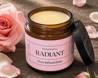 Rose Tallow Moisturizer | Grass Fed Tallow Balm for Face & Body