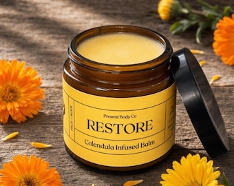 Calendula Tallow Moisturizer | Grass Fed Tallow Balm for Dry Skin