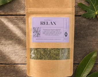 Relax Fruit Leaf Tea | Stress Relief & Emotional Balance Blend