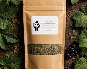 Black Currant Leaf | Dried & Cut Leaves | Fruit Leaf Tea Ingredient