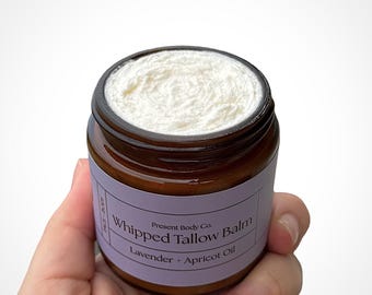 Huidverzorgingsproducten met grasgevoerde talg | Lavendel | Opgeklopte talgbalsem