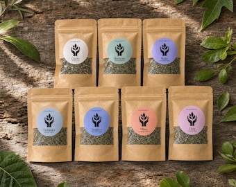 Fruit Leaf Tea Sampler | 7 Blend Herbal Tea Gift Set