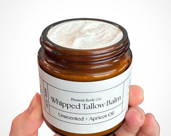 Huidverzorgingsproducten met grasgevoerde talg | Ongeparfumeerd | Opgeklopte talgbalsem