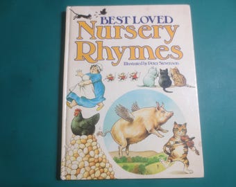 Libro infantil de rimas infantiles favoritas, edición de 1984.