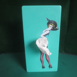 chinese dress ladies Ash Tissue Box by Susan Alexandra