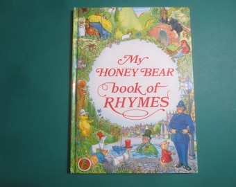 Libro infantil antiguo de rimas "My Honey Bear".