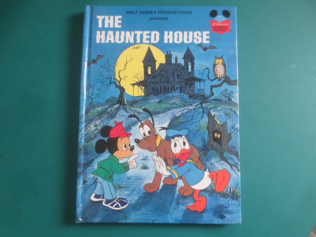 disney-s-1975-1st-print-edition-the-haunted-house-children-s-book-etsy