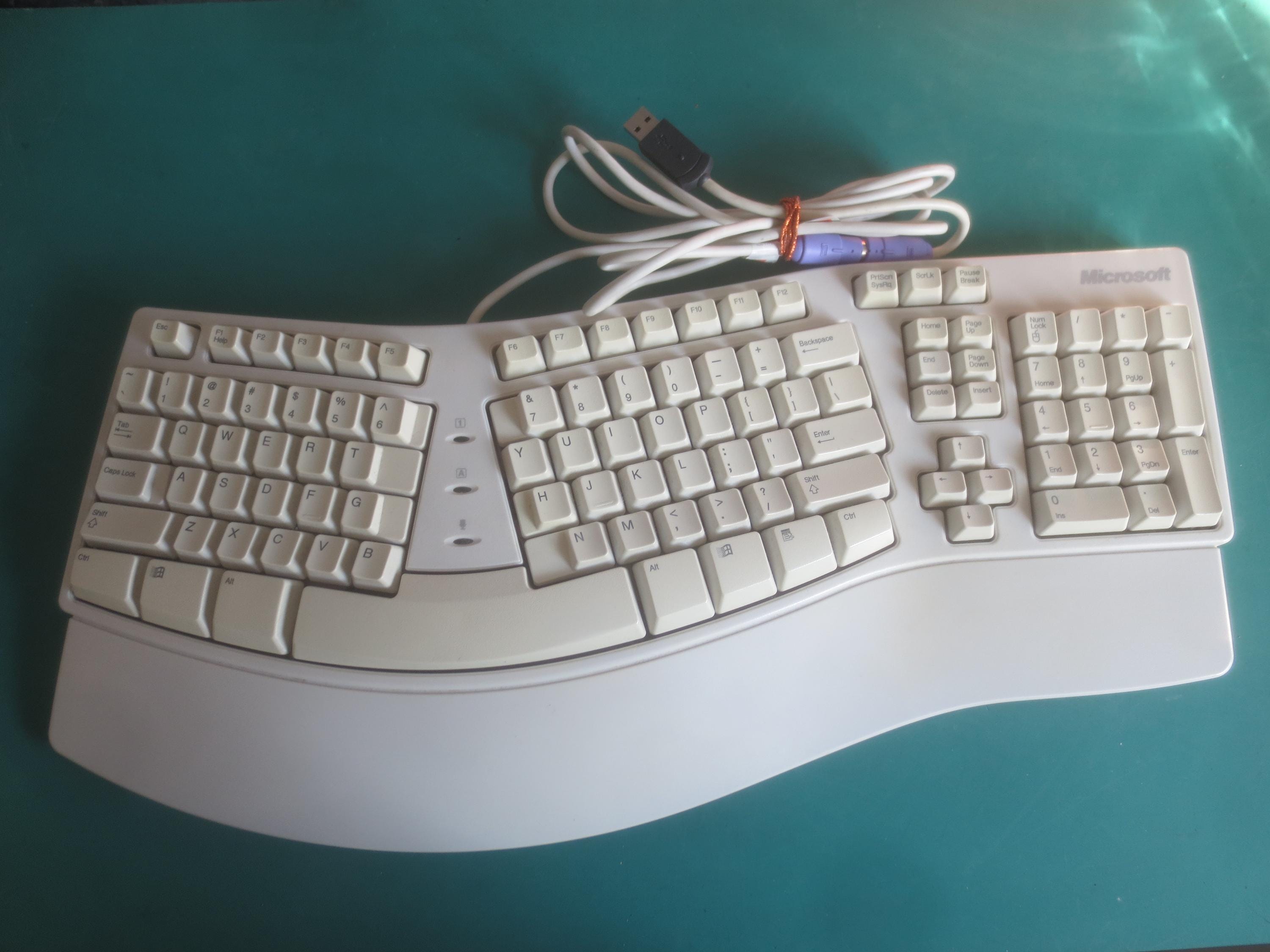 Piedini In Gomma Per Tastiera Microsoft Natural Ergonomic 4000 – Set Di Ricambio Originale