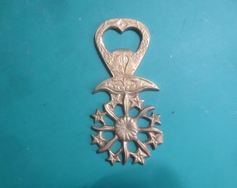 Vintage Brass Ornate Bottle Opener