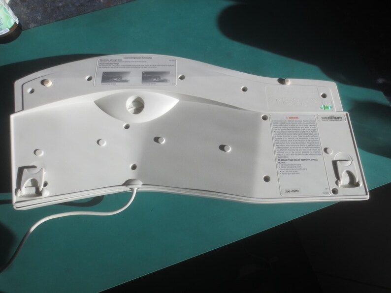 Vintage Microsoft Ergonomic PS/2 Keyboard - Etsy