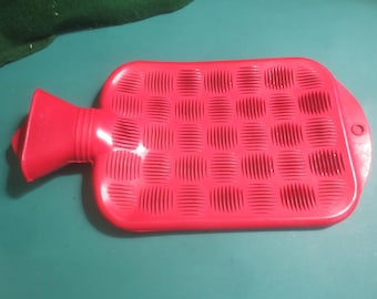 Vintage Mid Century Rubber Hot Water Bottle.