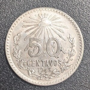 1943 Mexican Coin - Etsy