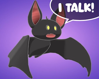 Flying Bat 3D TTS Pet