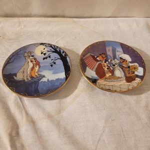 Bradford Exchange The Disney Masterpiece MiniPlate Collection lady and the tramp t13
