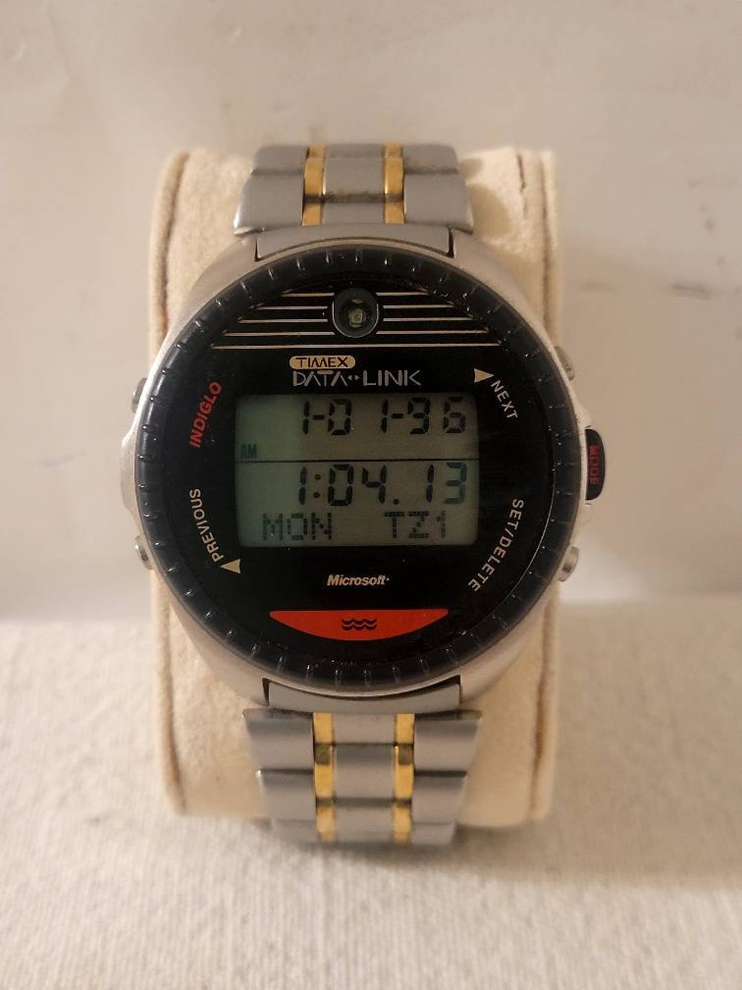 激安先着 Microsoft TIMEX Data Etsy - Watch LCD Indiglo 150 Link 時計