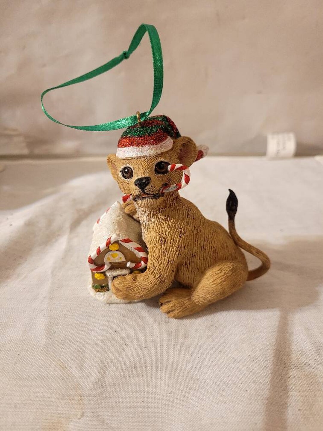 Danbury Mint Baby Animals Petting Zoo Christmas Ornament Dog With