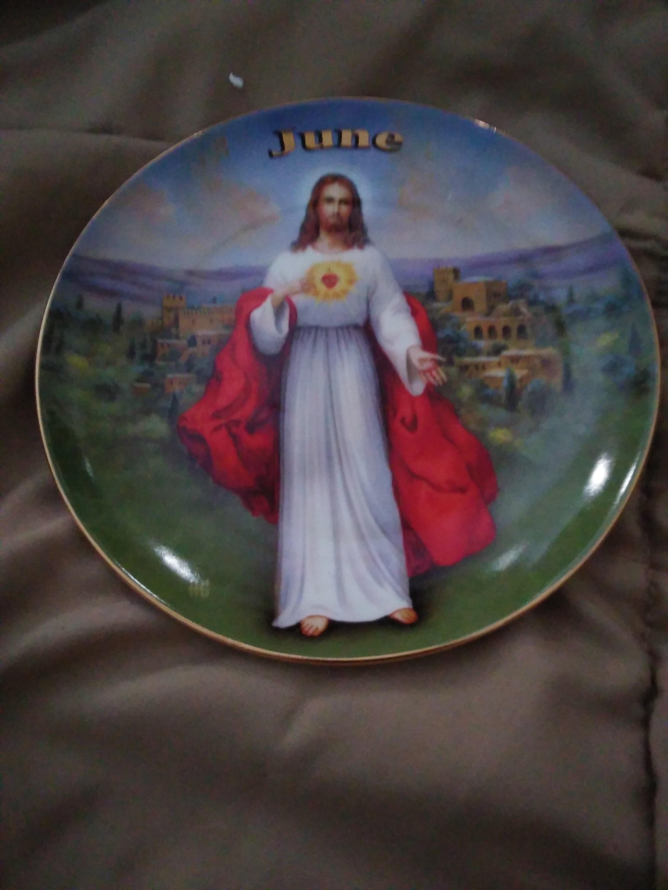 Franklin Mint Jesus Plates - Etsy