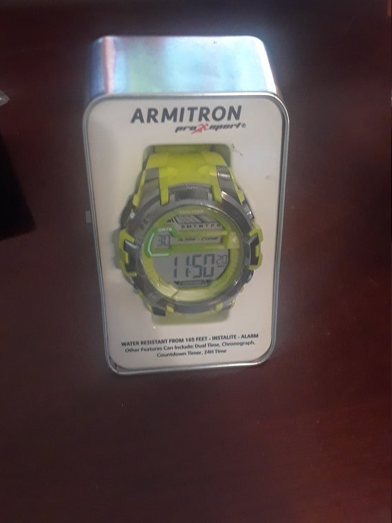 armitron dual time watch