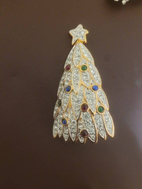 Swarovski Christmas Tree Brooch SWAROVSKI 2003 Annual Edition