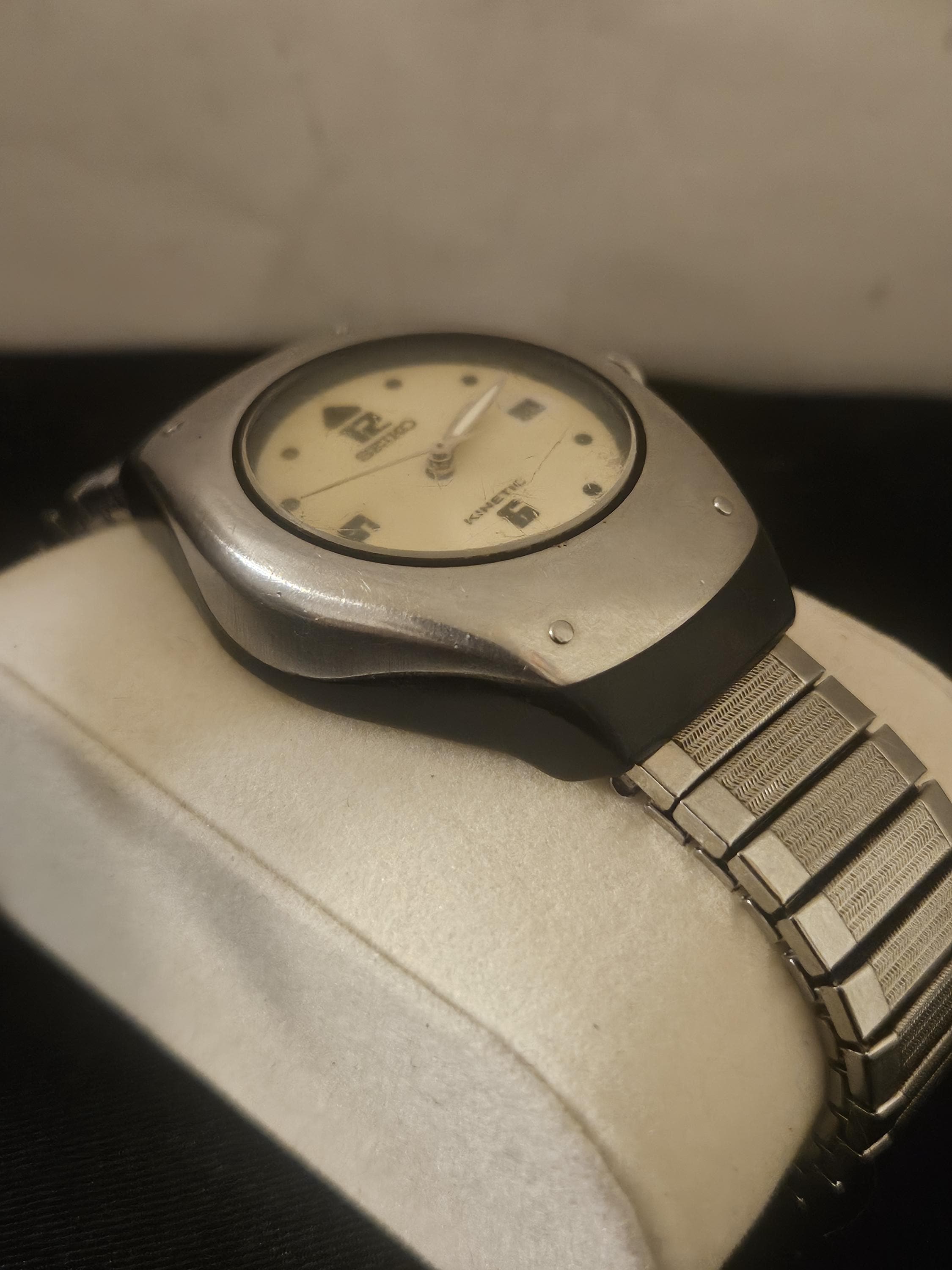 SEIKO Arctura Kinetic Ladies Watch Automatic 3M22-0D49 Date 