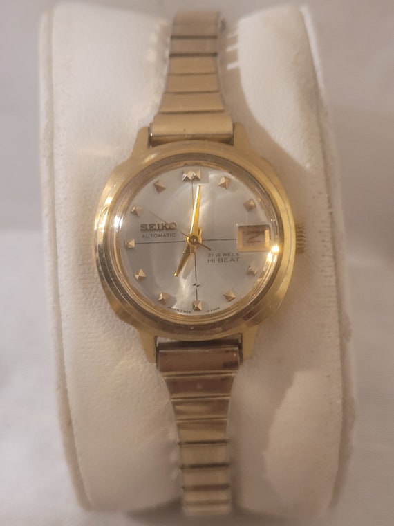 1972 lady's  woman vintage seiko 21 jewel hi-beat 