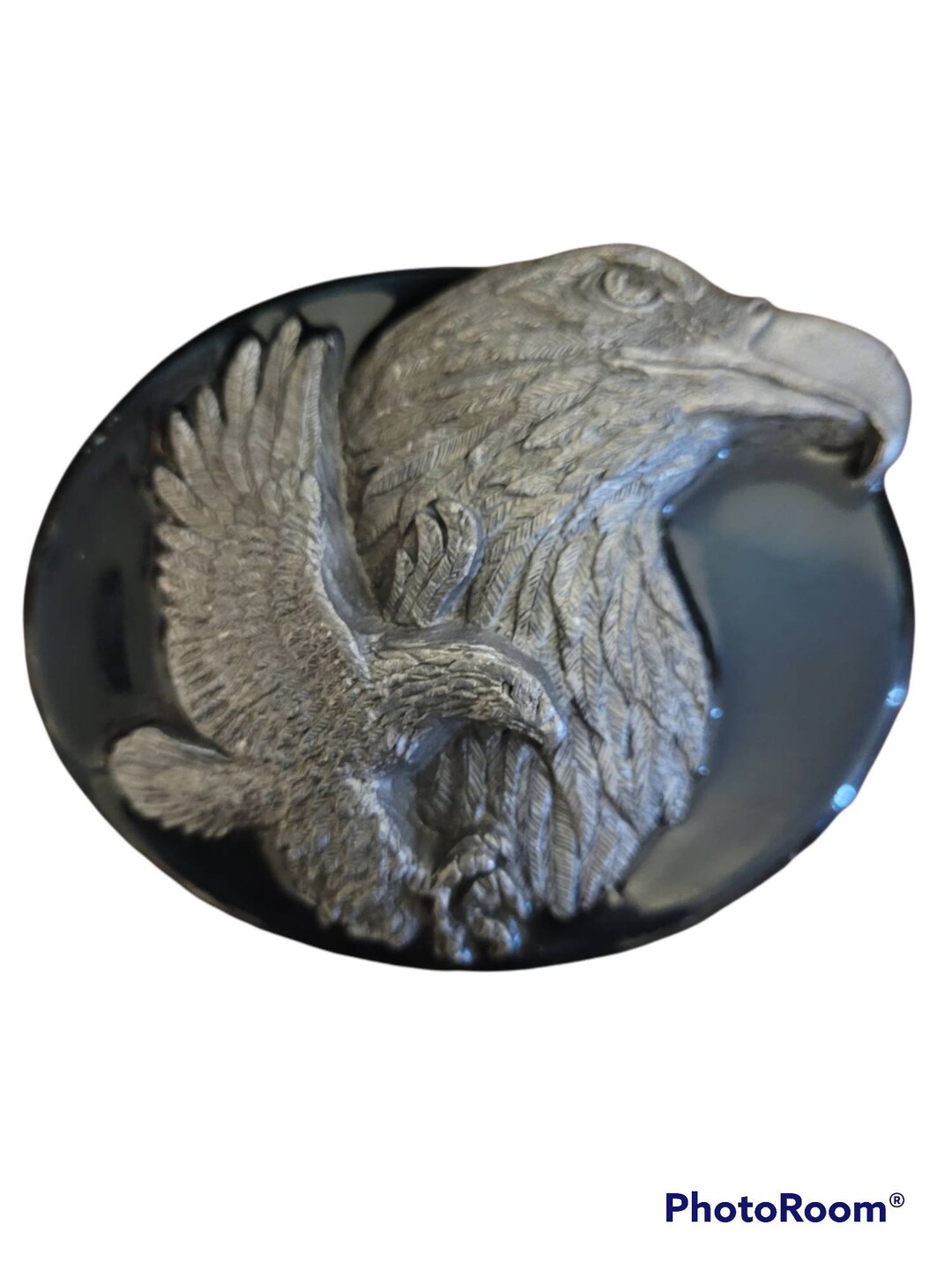 Siskiyou Buckle ネイティブアメリカンとイーグル Vintage SISKIYOU BUCKLE Co 1990 Bald Eagle Belt Buckle X-89