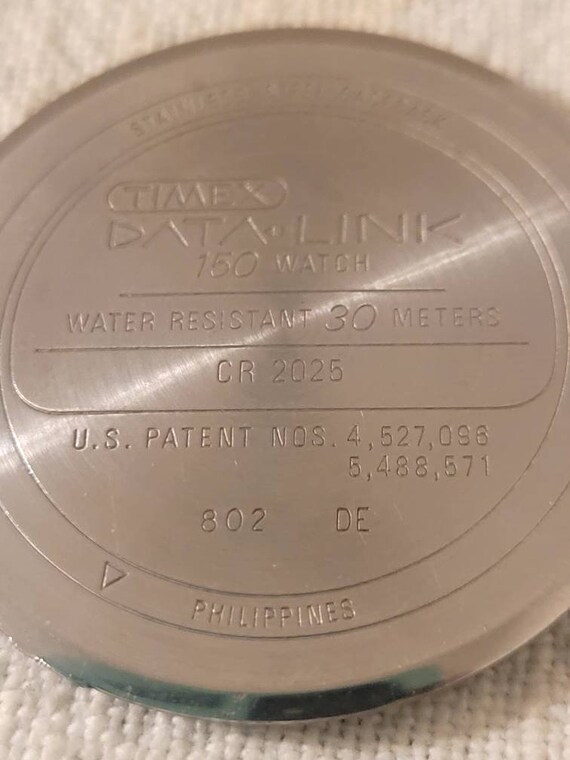 TIMEX Microsoft Data Link 150 Indiglo LCD Watch - image 3