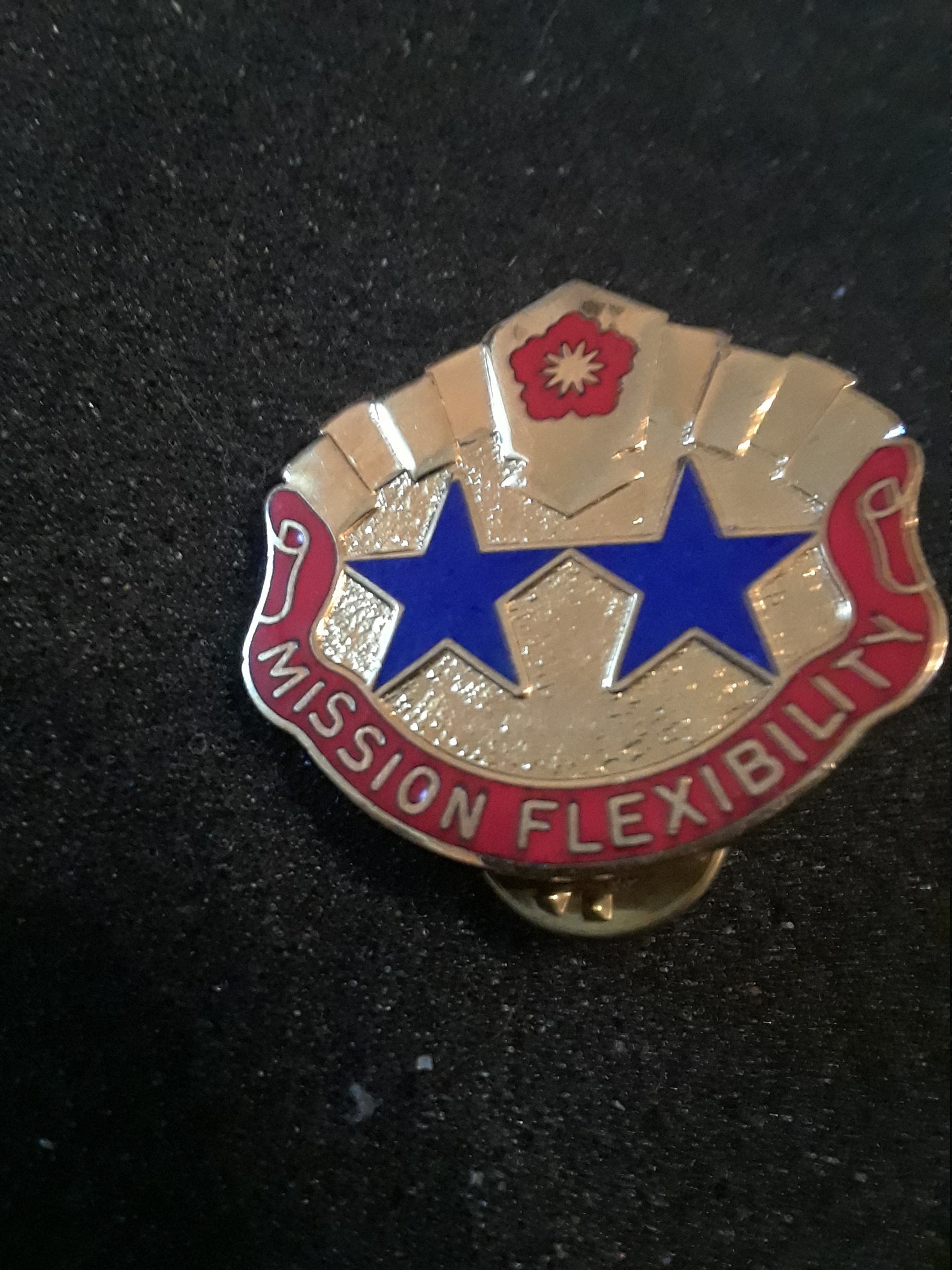 Military Lapel Pin Unit Crest Mission Flexibility 11/8 X Etsy