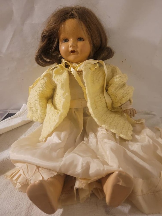 Vintage 1930s Effanbee ROSEMARY Doll 19 Compo Cloth Body Etsy