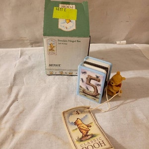 Disney Midwest of Cannon Falls PHB Mini Winnie the Pooh trinket box picture frame birthday 5 five  t13