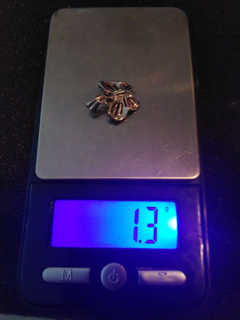 Vintage sterling silver 925 butterfly necklace bracelet charm pendant